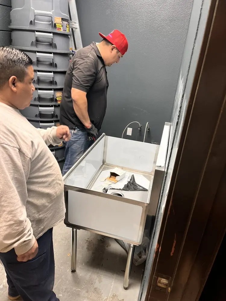 Commercial plumbing and sink installation in Southeast Aurora